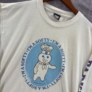 VTG Pillsbury Shirt XL Long Sleeve 1986 Screen Stars Single Stitch